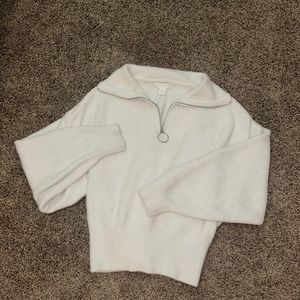 zip-up sweater